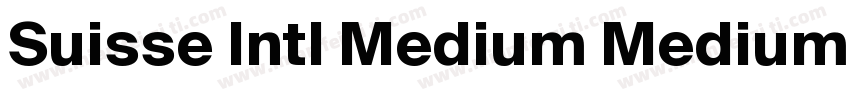 Suisse Intl Medium Medium字体转换